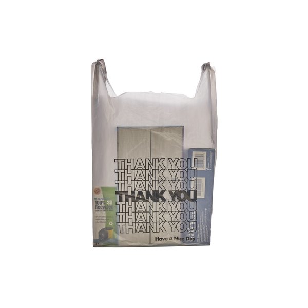 Stout By Envision Large Retail Thank You TShirt Style Bags18x8x30 Case of 450 bags, 450PK TSB-16630TY